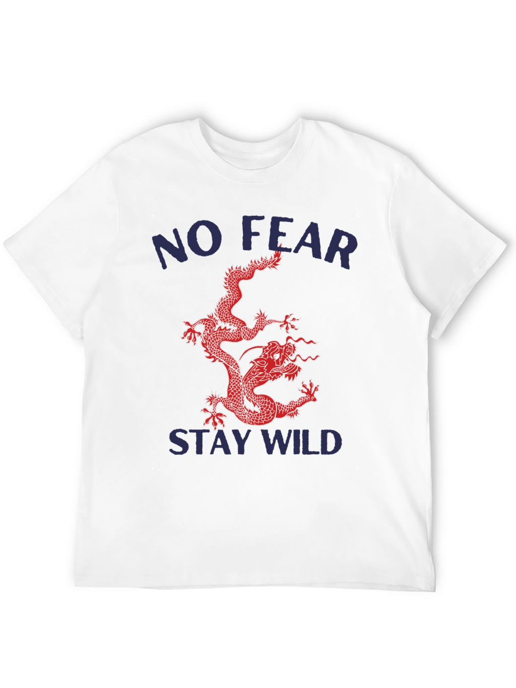 No Fear Stay Wild Dragon Graphic Tee