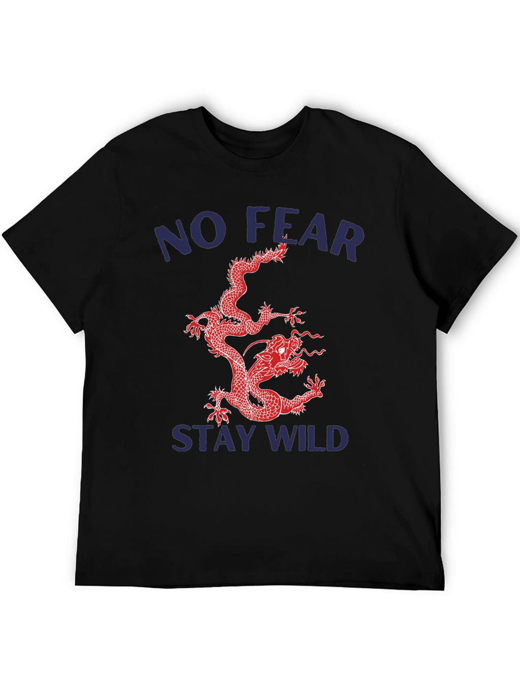 No Fear Stay Wild Dragon Graphic Tee