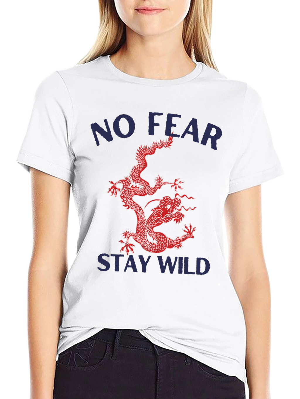 No Fear Stay Wild Dragon Graphic Tee