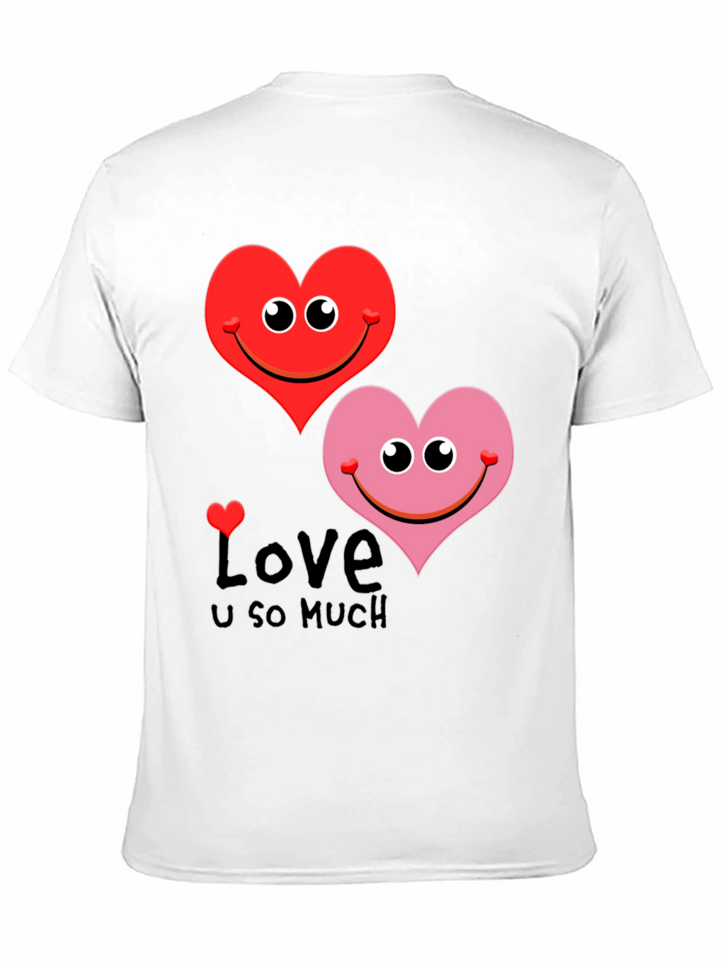Love U So Much Graphic Tee - Black