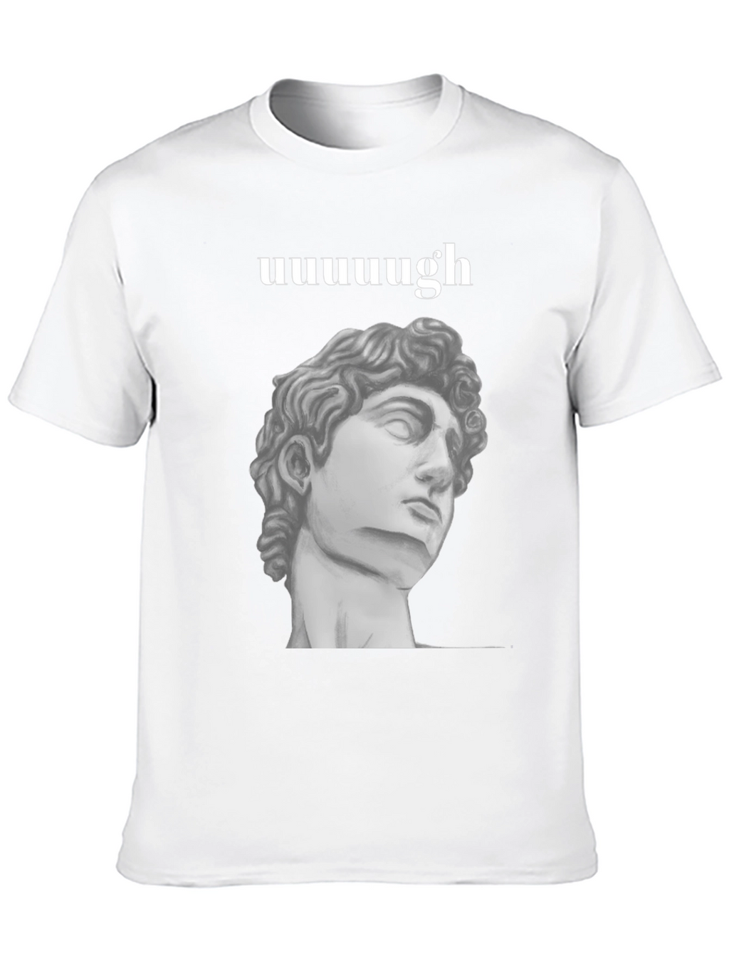 Uuuuuugh T-Shirt: Classical Bust Graphic Tee