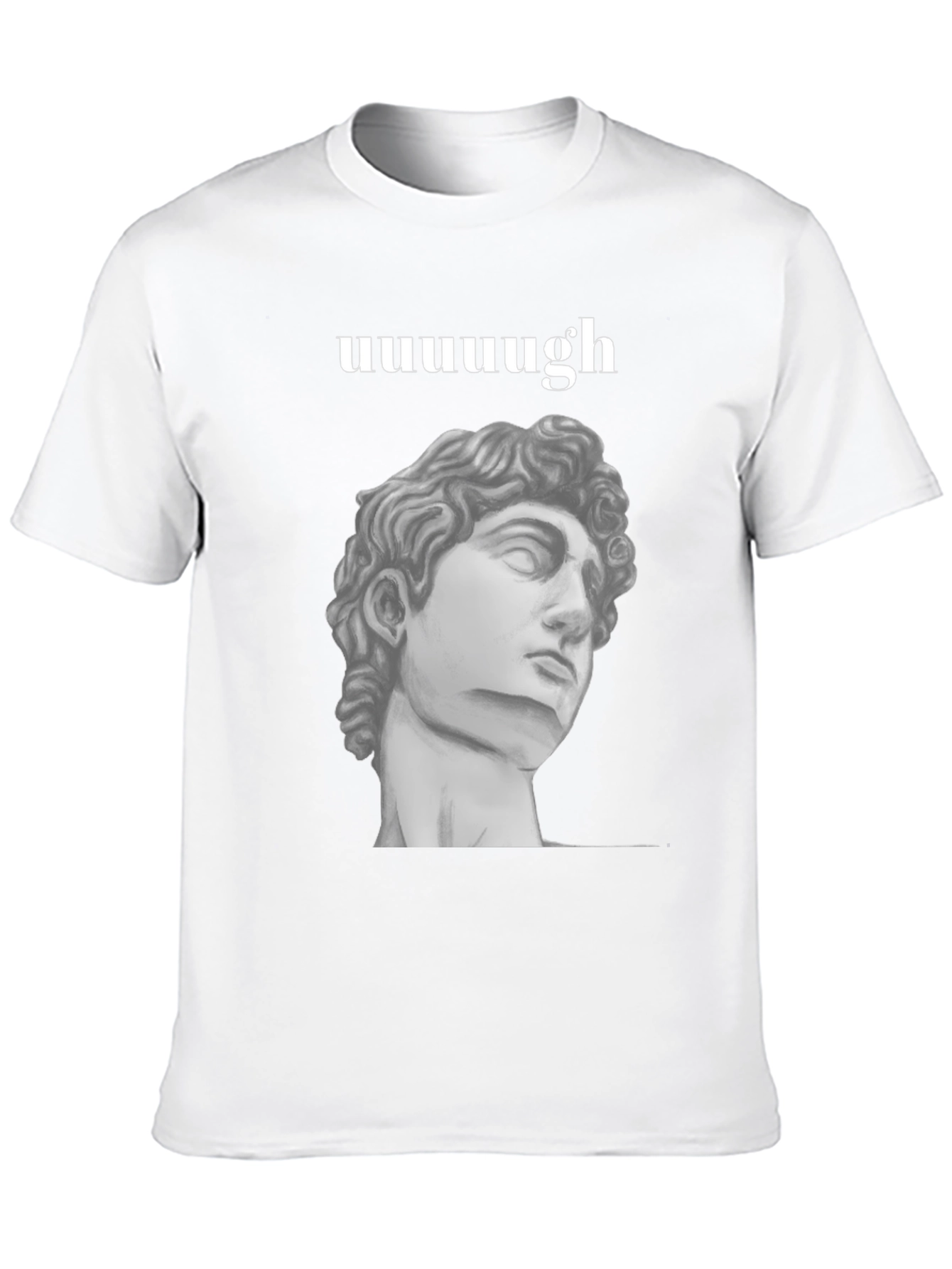 Uuuuuugh T-Shirt: Classical Bust Graphic Tee