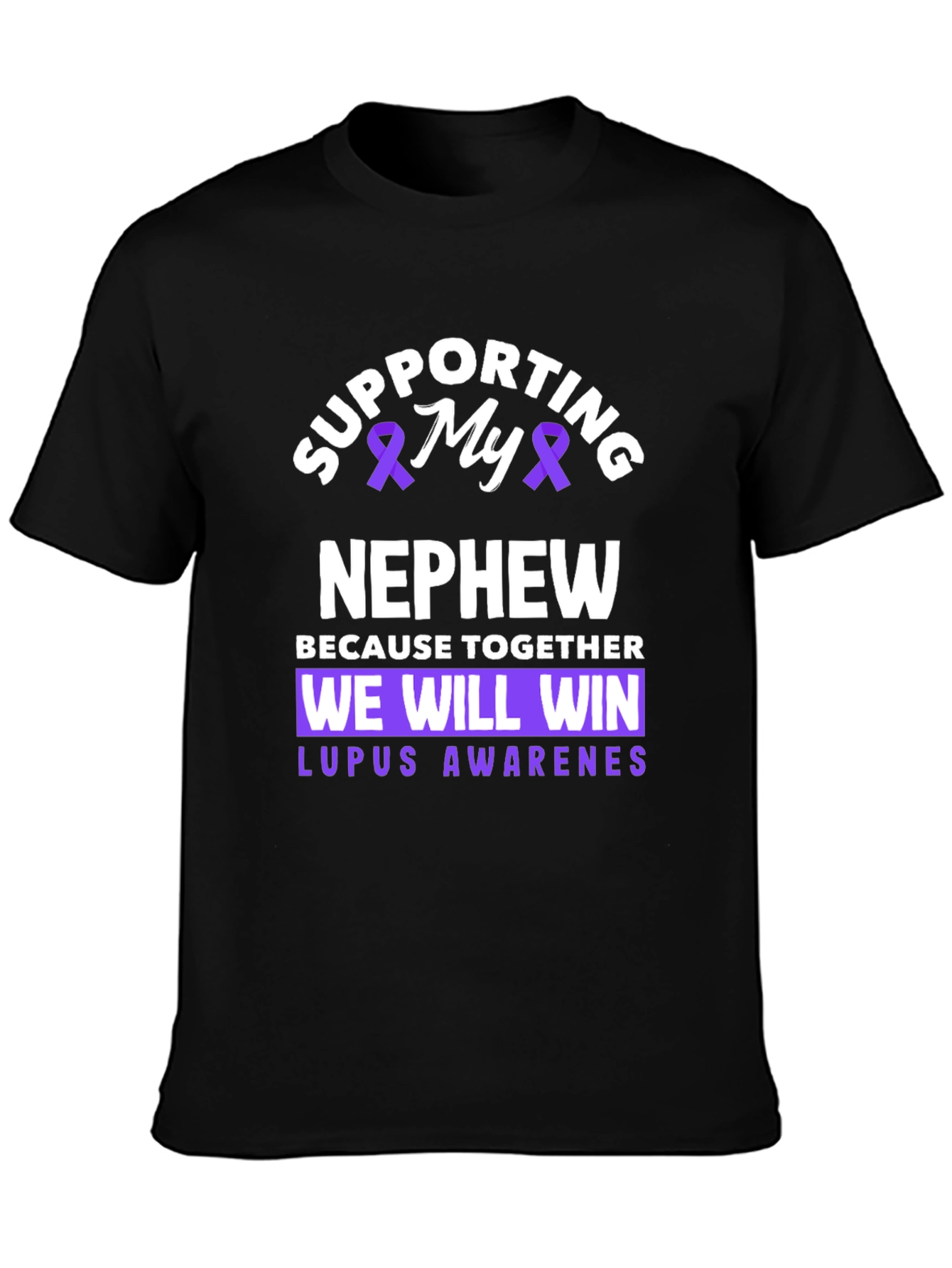 Supporting My Nephew Lupus Awareness T-Shirt
