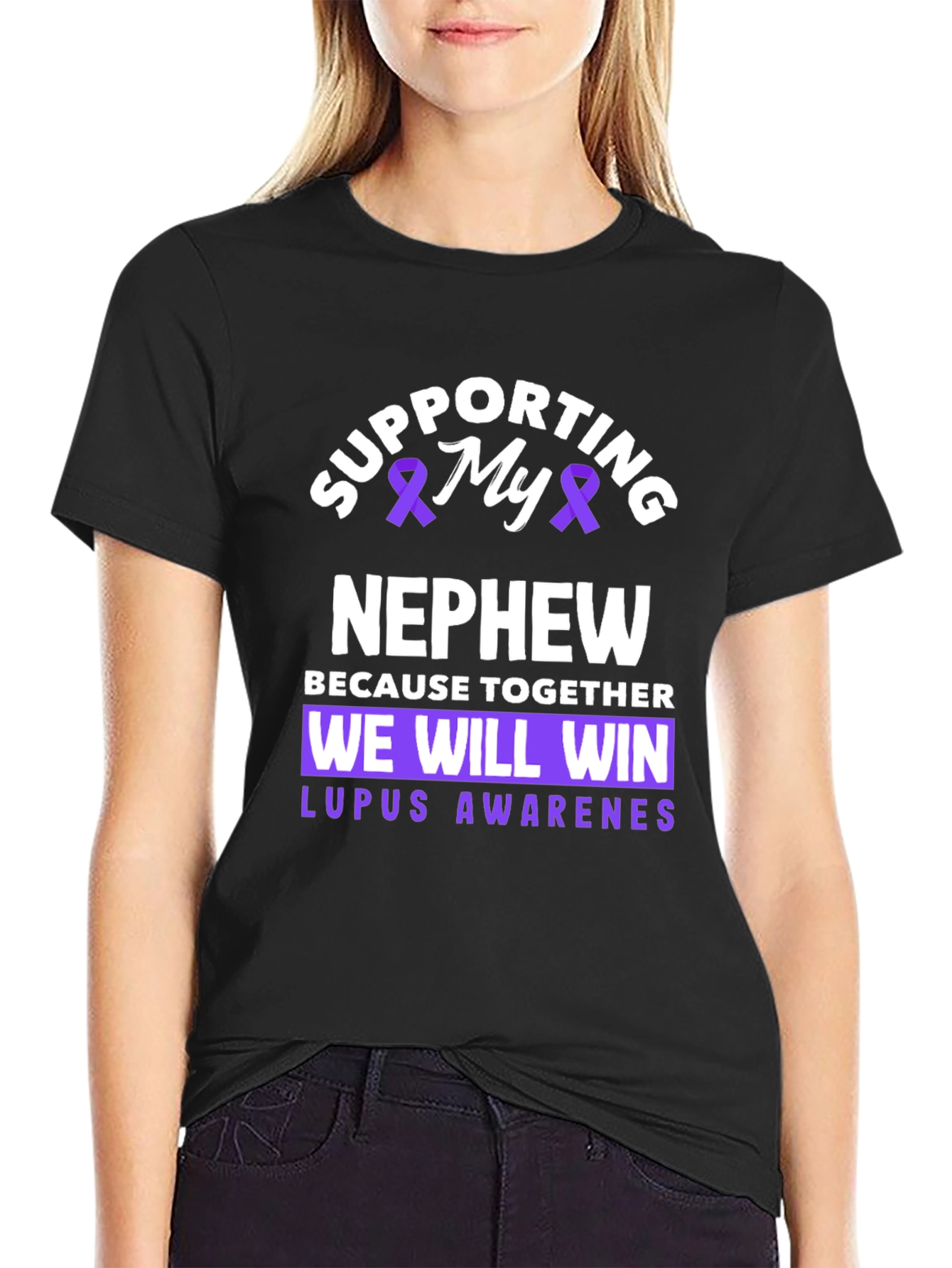 Supporting My Nephew Lupus Awareness T-Shirt