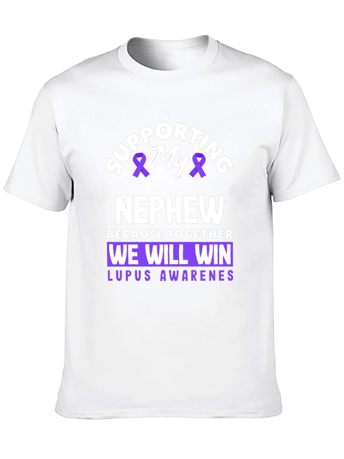 Supporting My Nephew Lupus Awareness T-Shirt