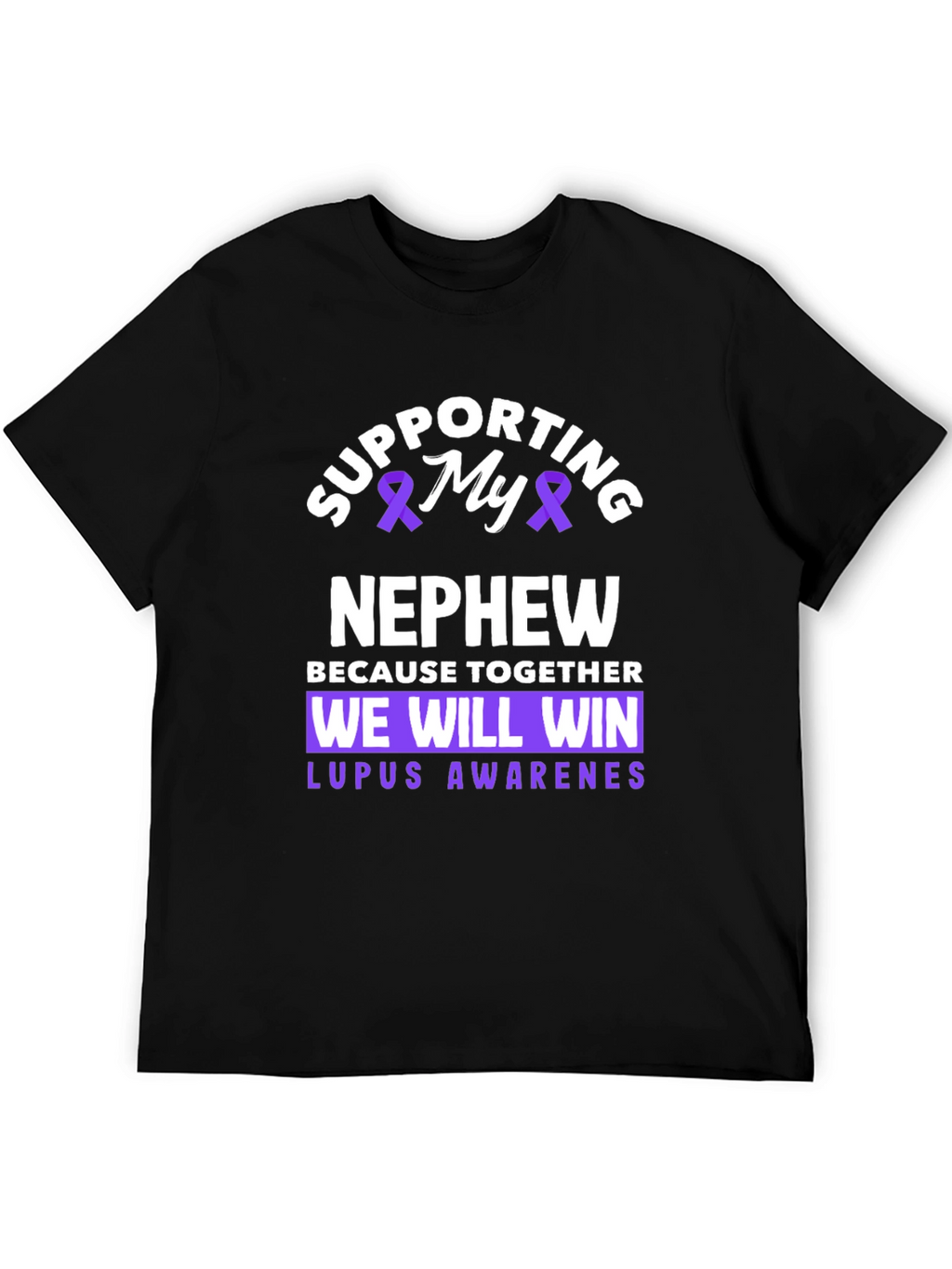 Supporting My Nephew Lupus Awareness T-Shirt