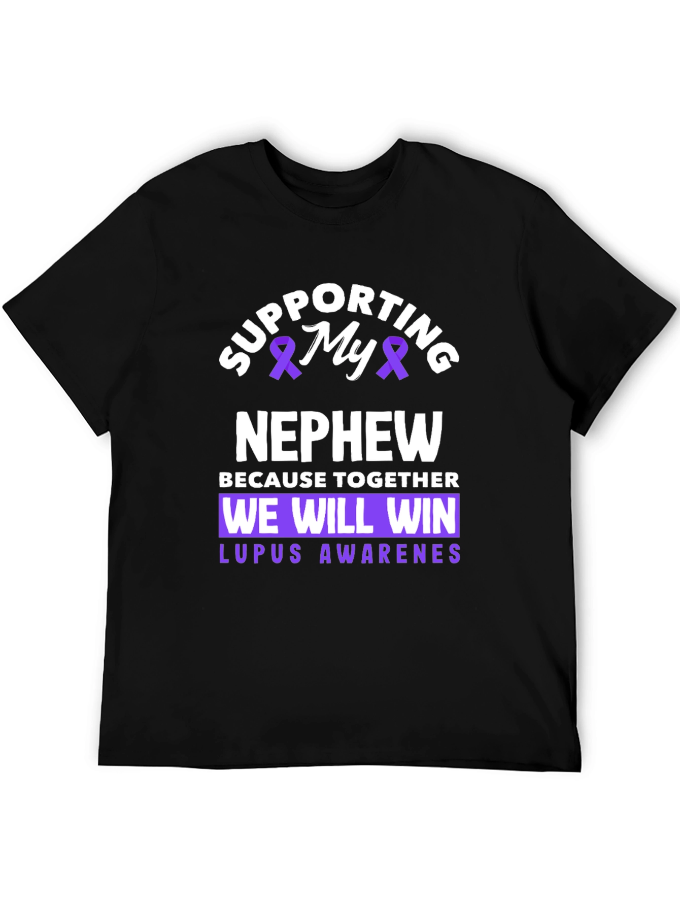 Supporting My Nephew Lupus Awareness T-Shirt