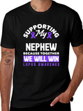 Supporting My Nephew Lupus Awareness T-Shirt