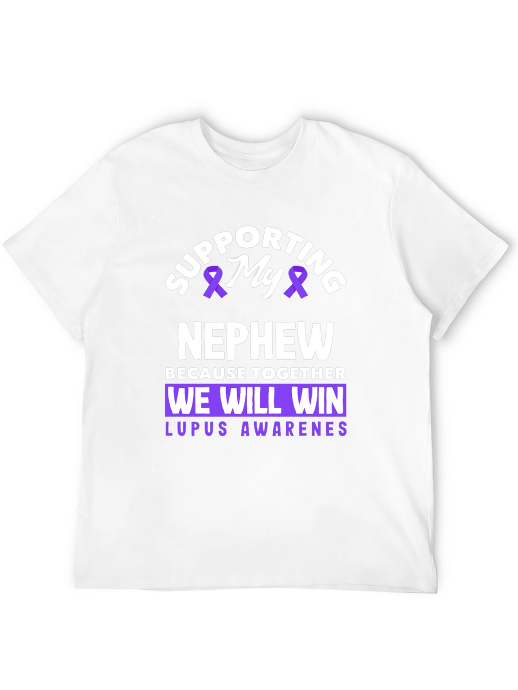 Supporting My Nephew Lupus Awareness T-Shirt