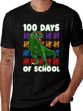 100 Days of School T-Rex T-Shirt