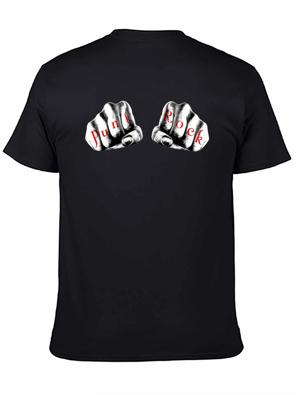 Punk Rock Fist Graphic T-Shirt