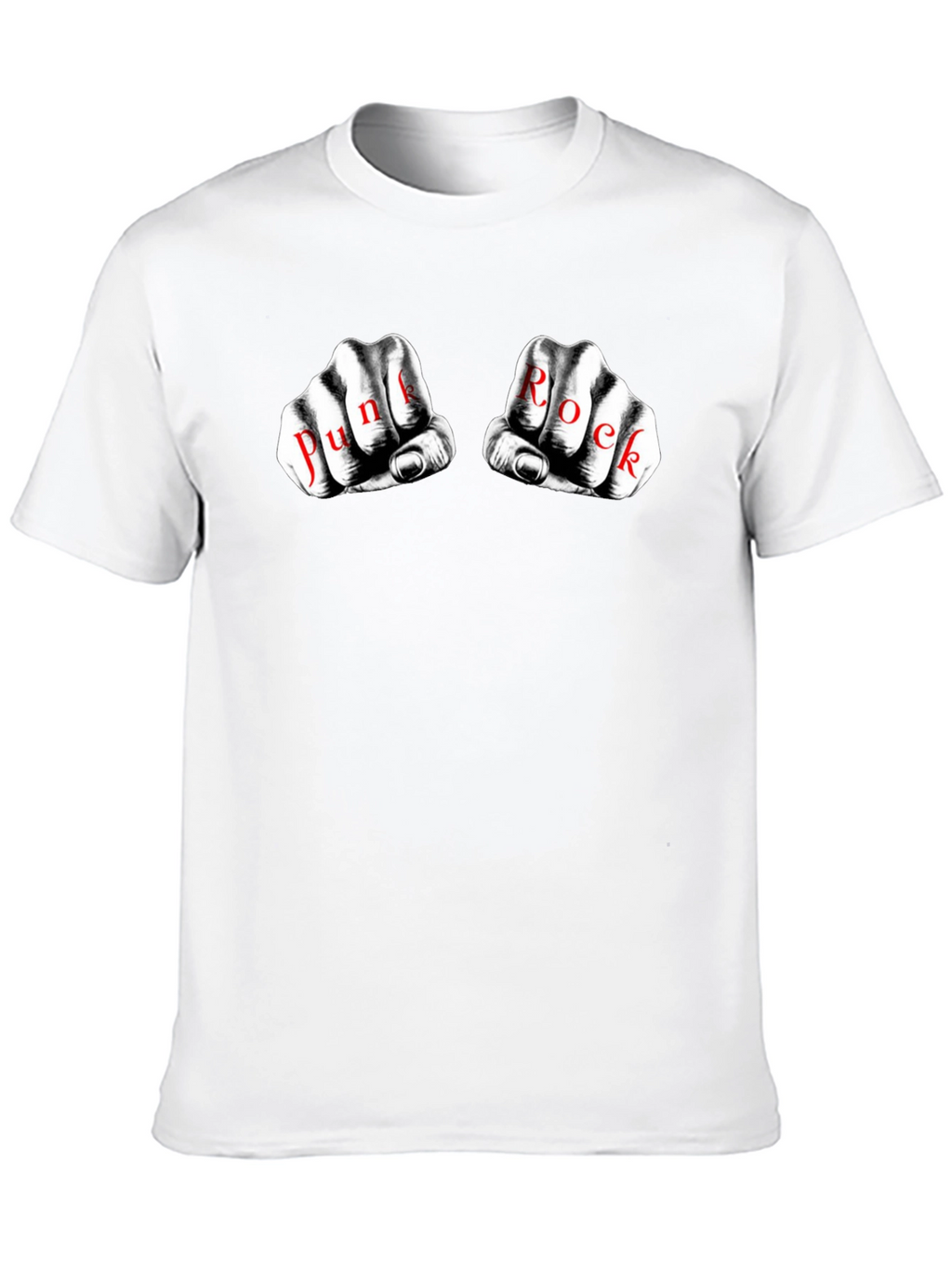 Punk Rock Fist Graphic T-Shirt