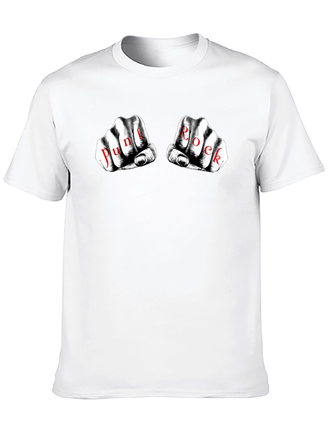 Punk Rock Fist Graphic T-Shirt