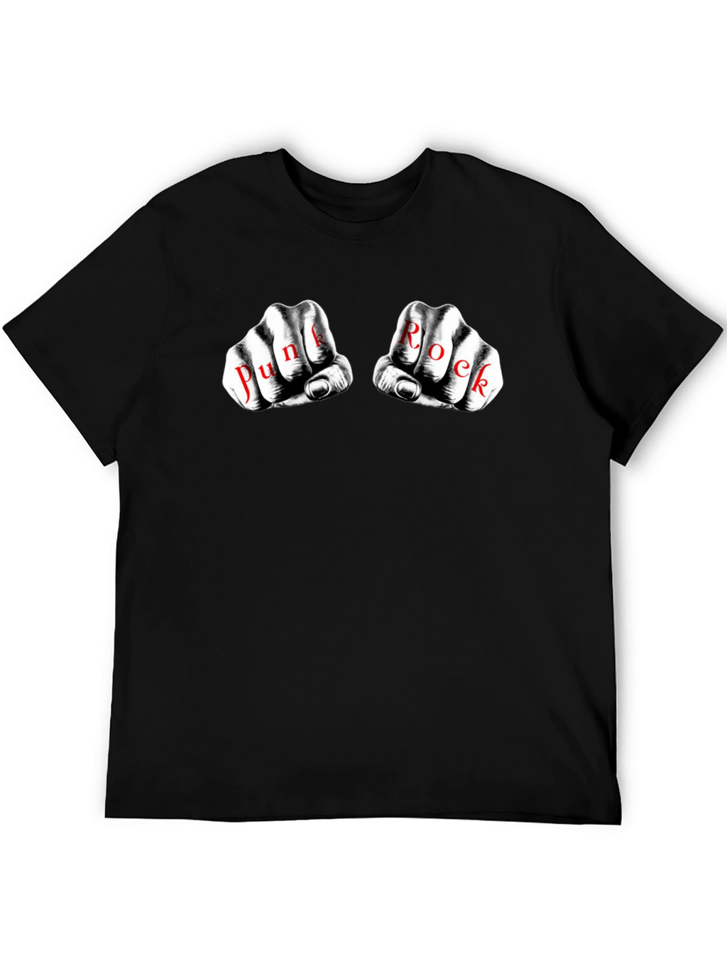 Punk Rock Fist Graphic T-Shirt