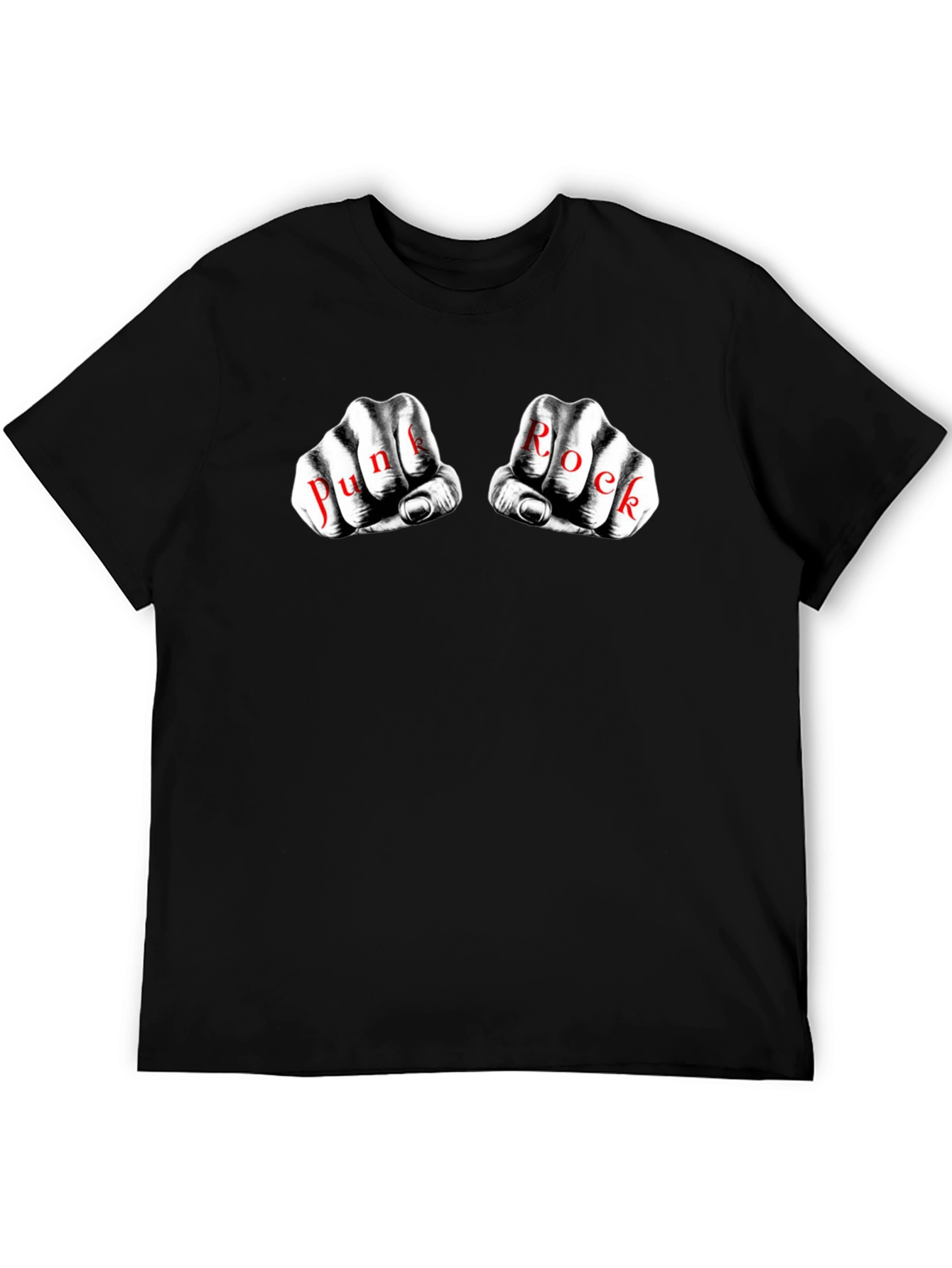 Punk Rock Fist Graphic T-Shirt