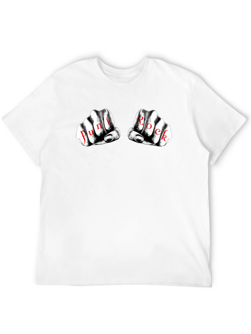Punk Rock Fist Graphic T-Shirt