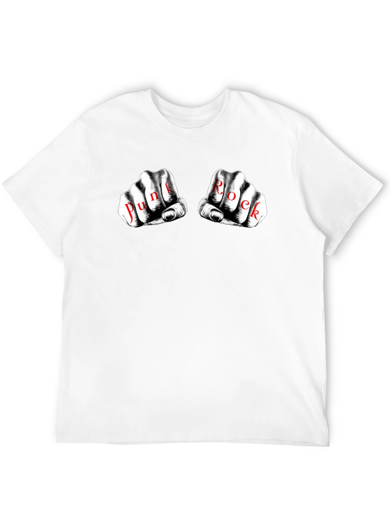 Punk Rock Fist Graphic T-Shirt