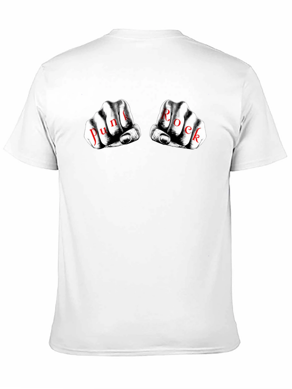 Punk Rock Fist Graphic T-Shirt