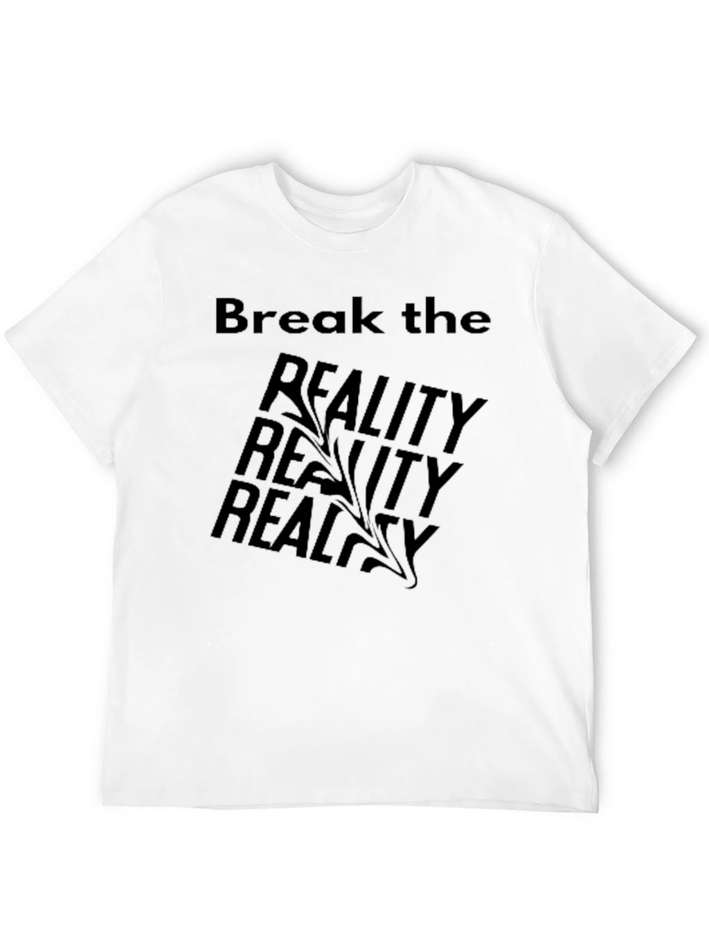 Break the Reality Graphic T-Shirt - Black