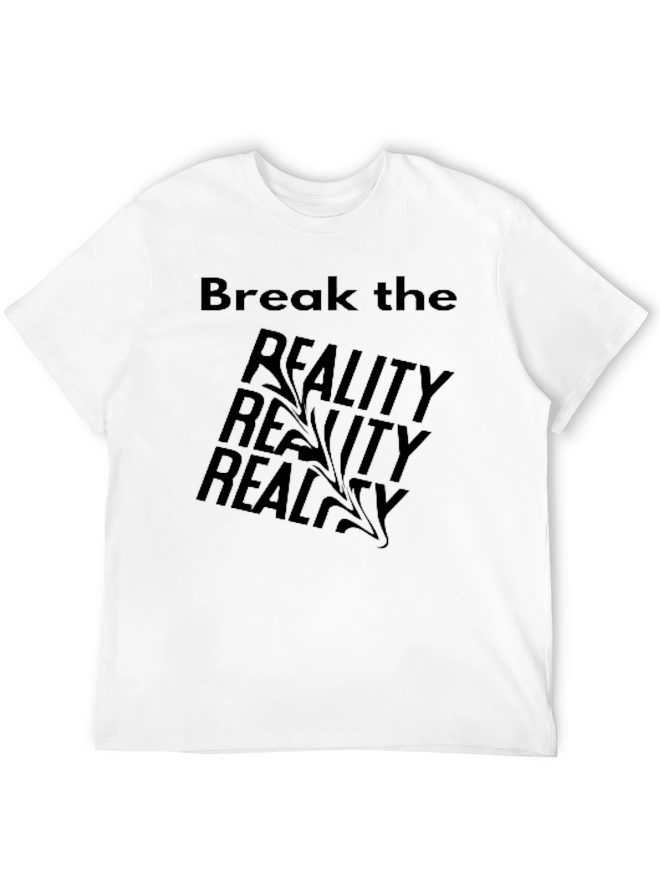 Break the Reality Graphic T-Shirt - Black