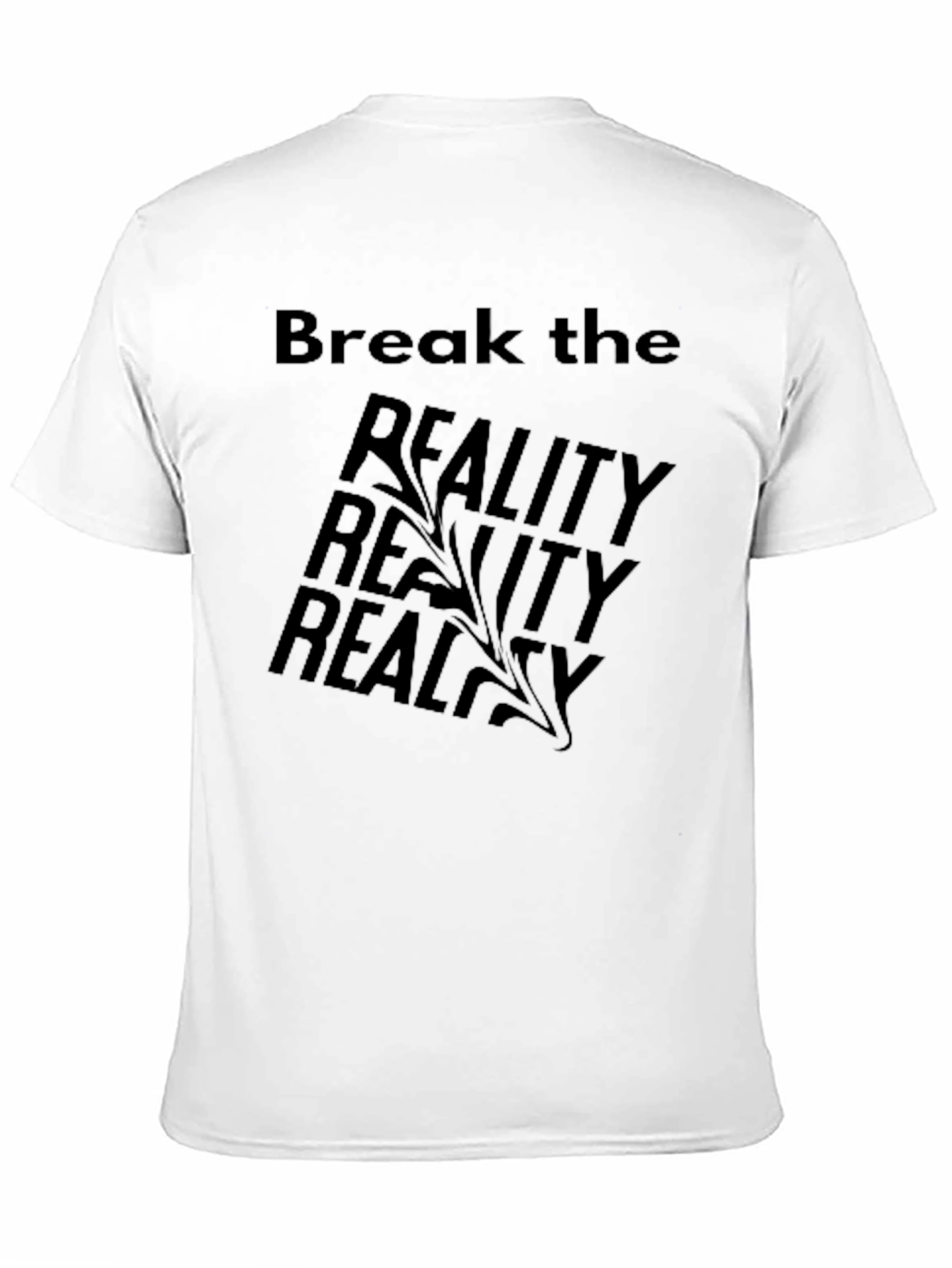Break the Reality Graphic T-Shirt - Black
