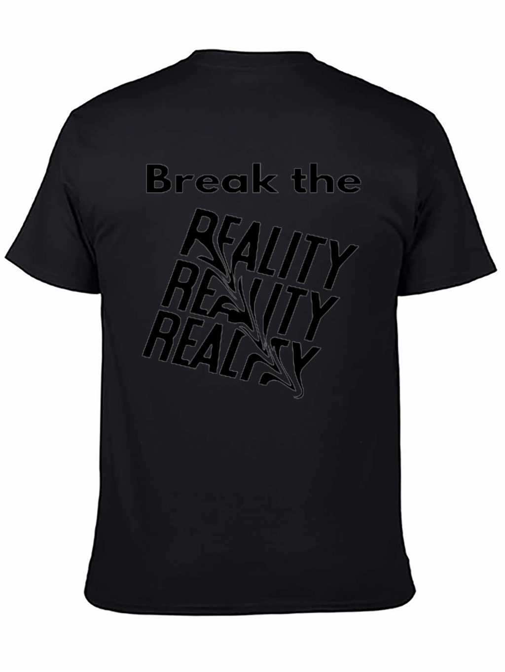 Break the Reality Graphic T-Shirt - Black