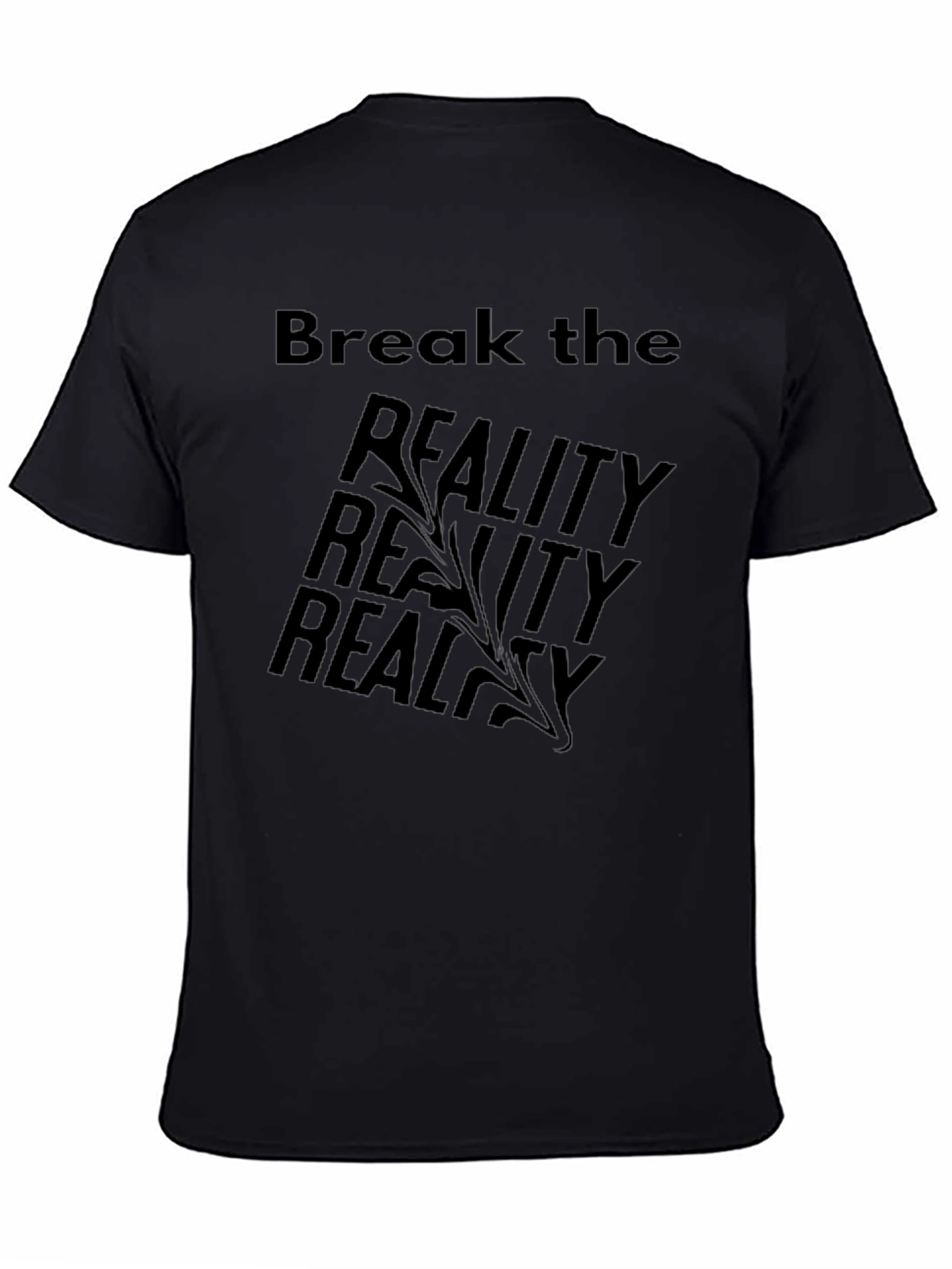 Break the Reality Graphic T-Shirt - Black