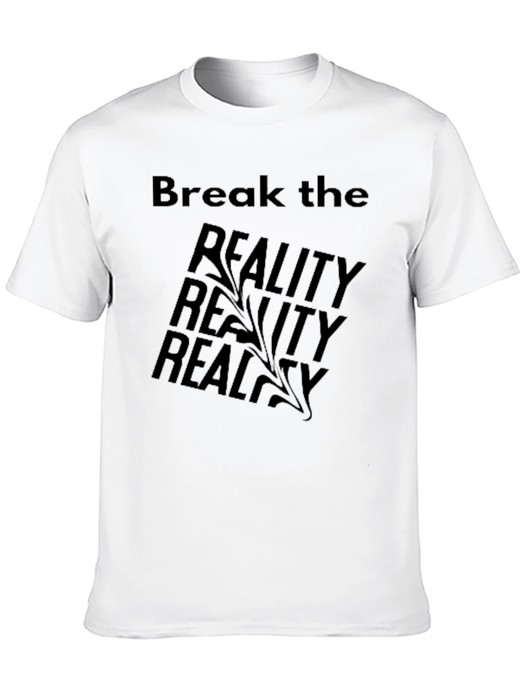 Break the Reality Graphic T-Shirt - Black