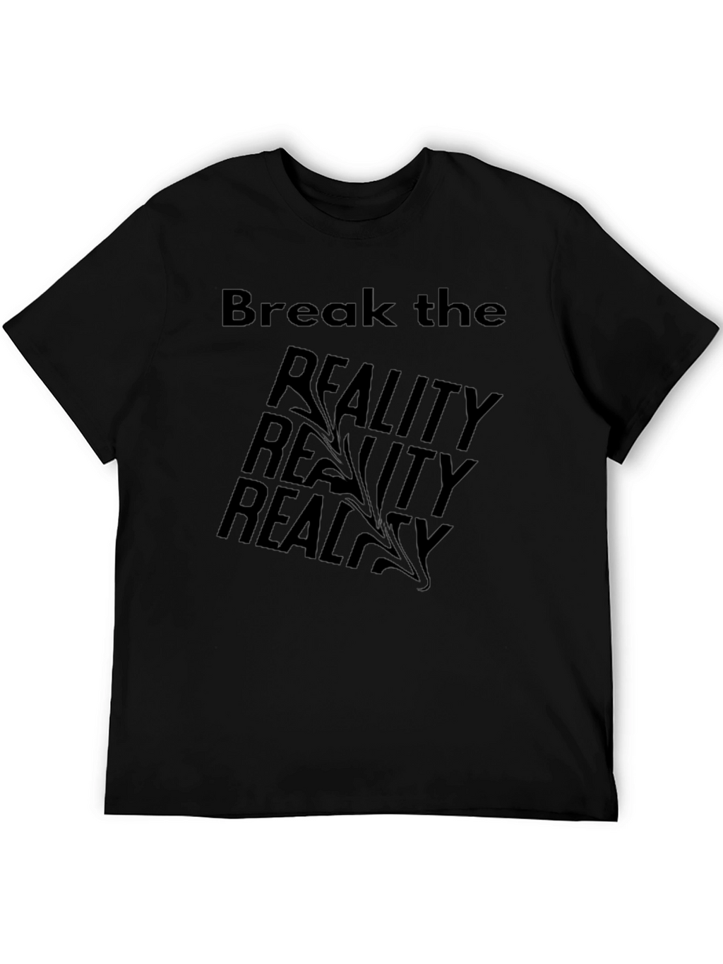 Break the Reality Graphic T-Shirt - Black