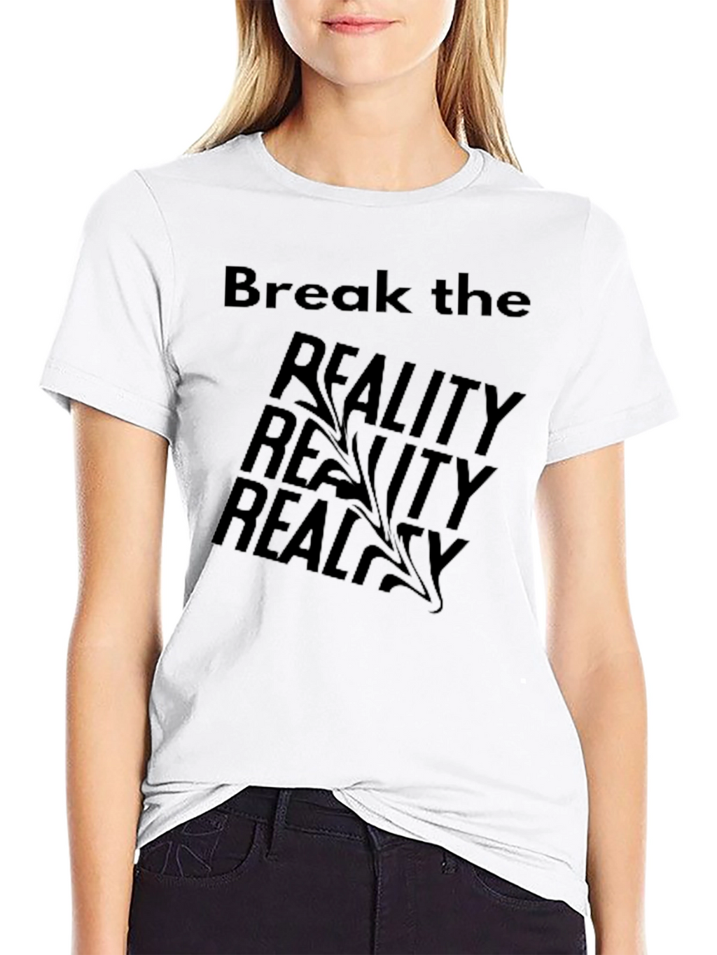 Break the Reality Graphic T-Shirt - Black