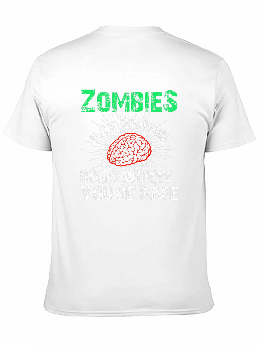 Zombies Eat Brains Mens Graphic Tee