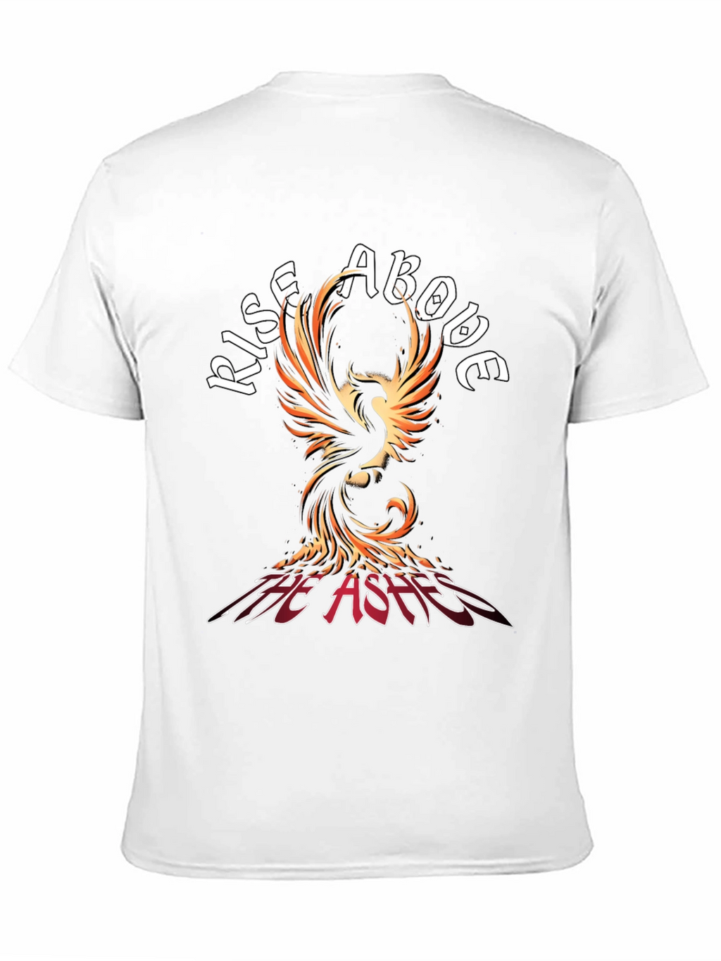 Rise Above Phoenix T-Shirt - The Ashes Black Tee