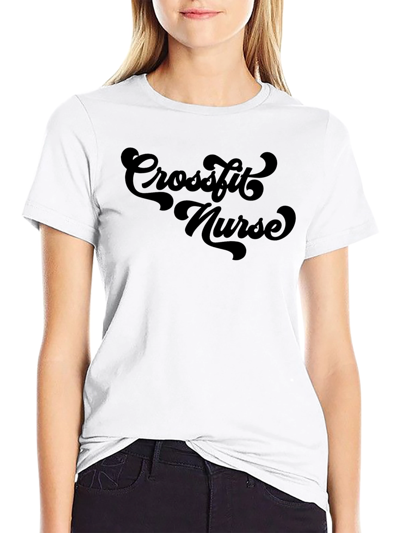 Crossfit Nurse Black T-Shirt - Workout Apparel