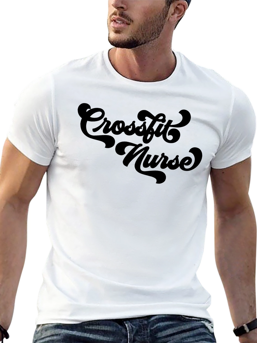 Crossfit Nurse Black T-Shirt - Workout Apparel