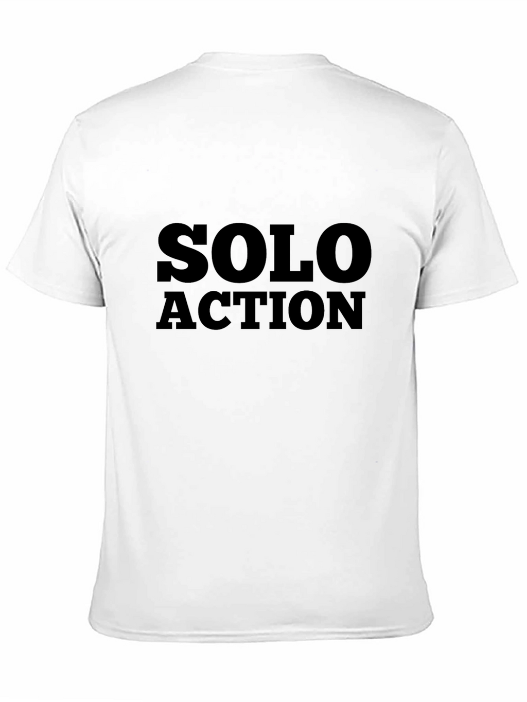 Solo Action Black Graphic Tee