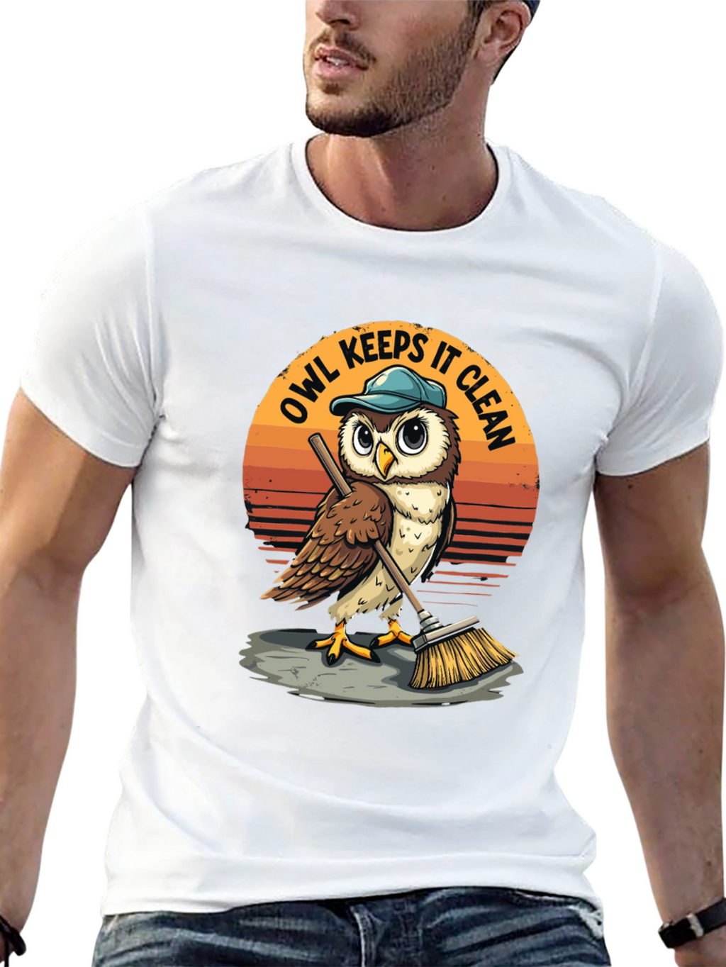 Owl Keeps It Clean T-Shirt