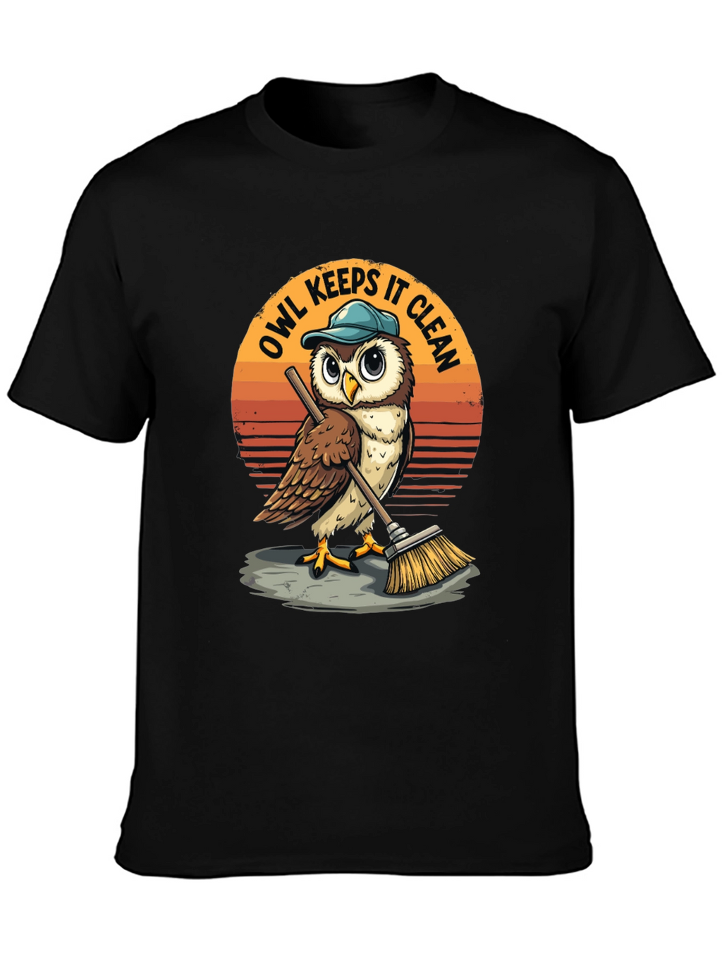 Owl Keeps It Clean T-Shirt
