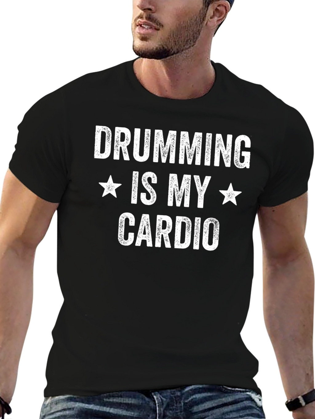 Drumming Is My Cardio Graphic Tee