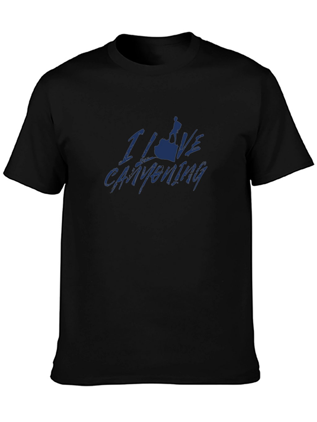 I Love Canyoneering Black T-Shirt