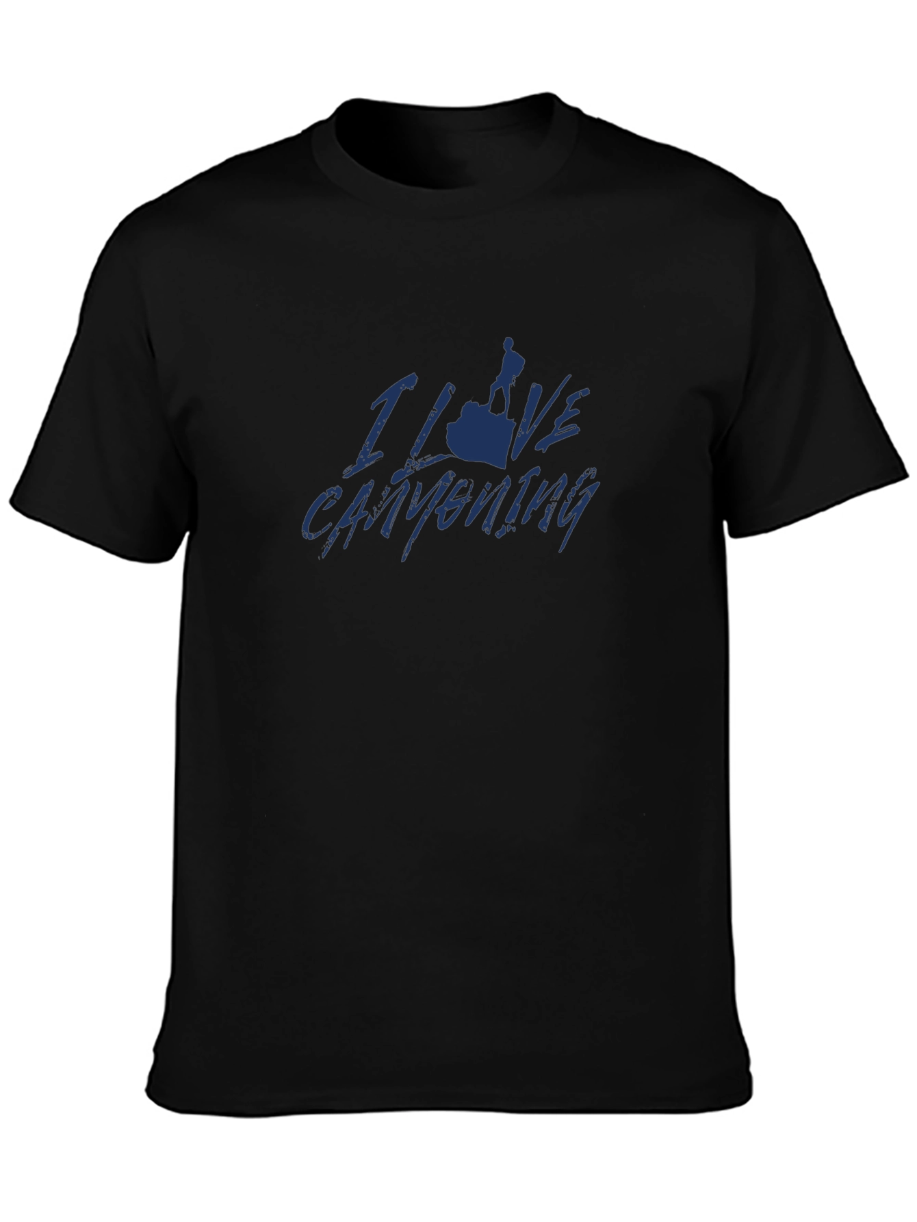 I Love Canyoneering Black T-Shirt