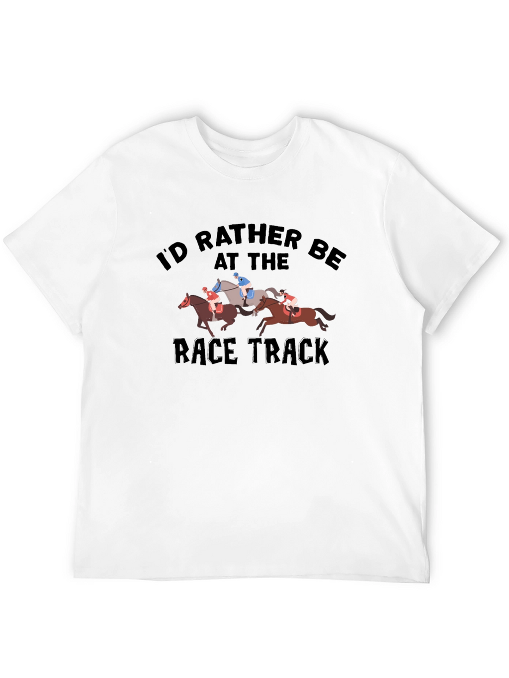 Race Track T-Shirt - Horse Racing Fan Tee