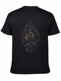 Mystic Geometry Black Graphic Tee