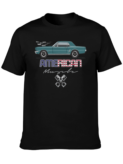 American Muscle Car Graphic Tee