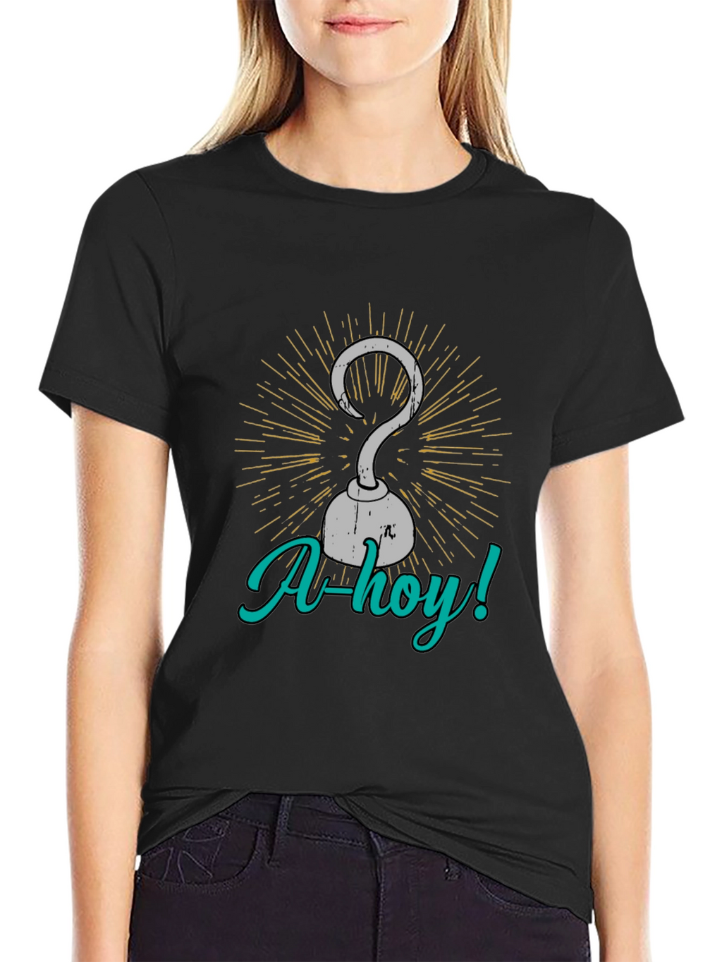 Pirate Hook Graphic Tee - Ahoy! T-Shirt