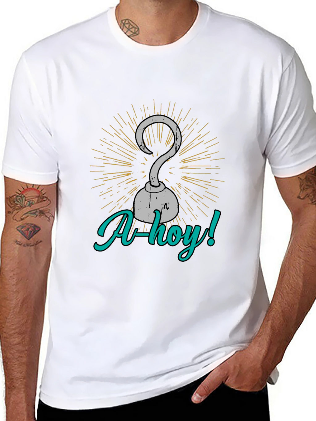 Pirate Hook Graphic Tee - Ahoy! T-Shirt