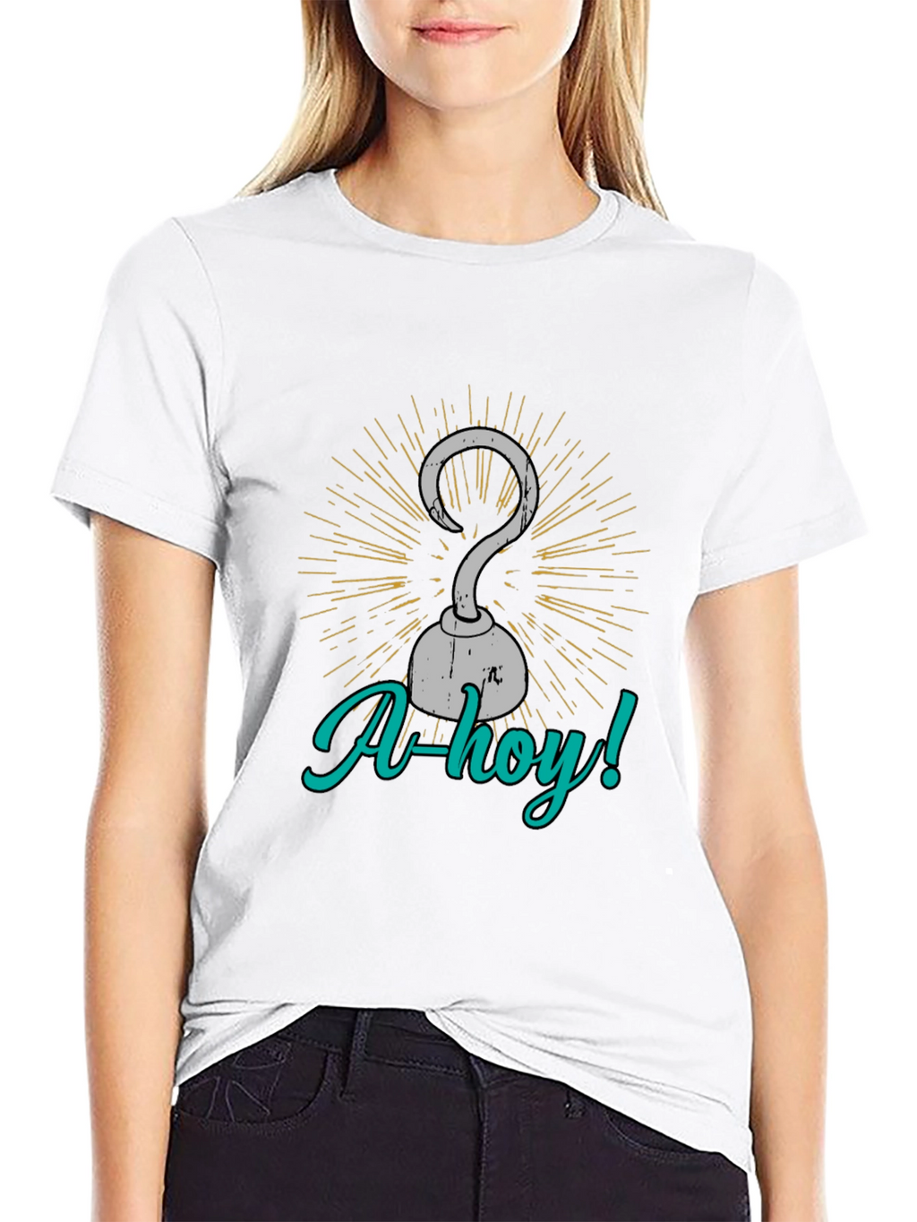 Pirate Hook Graphic Tee - Ahoy! T-Shirt