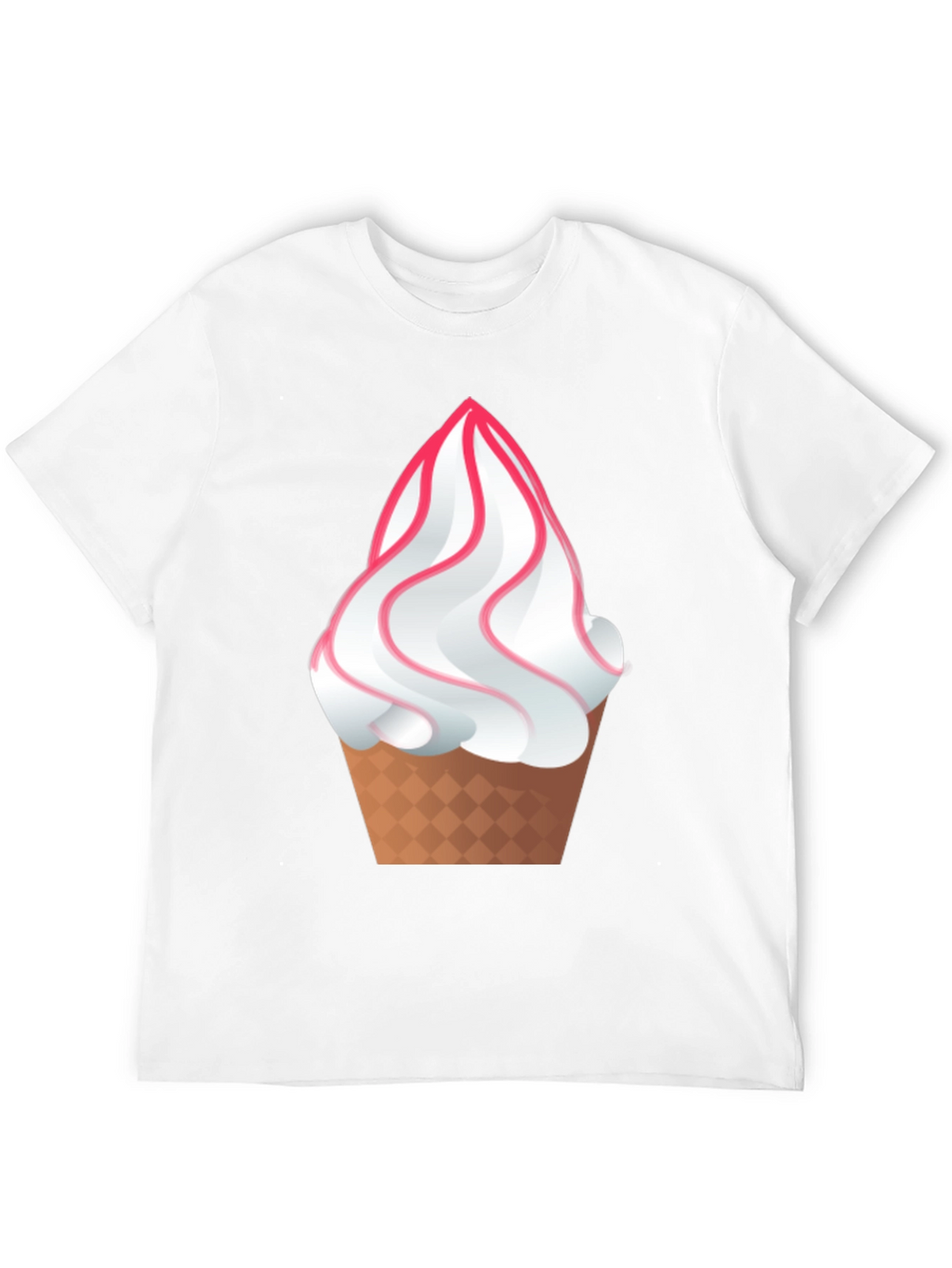 Ice Cream Graphic Tee - Fun Black T-Shirt