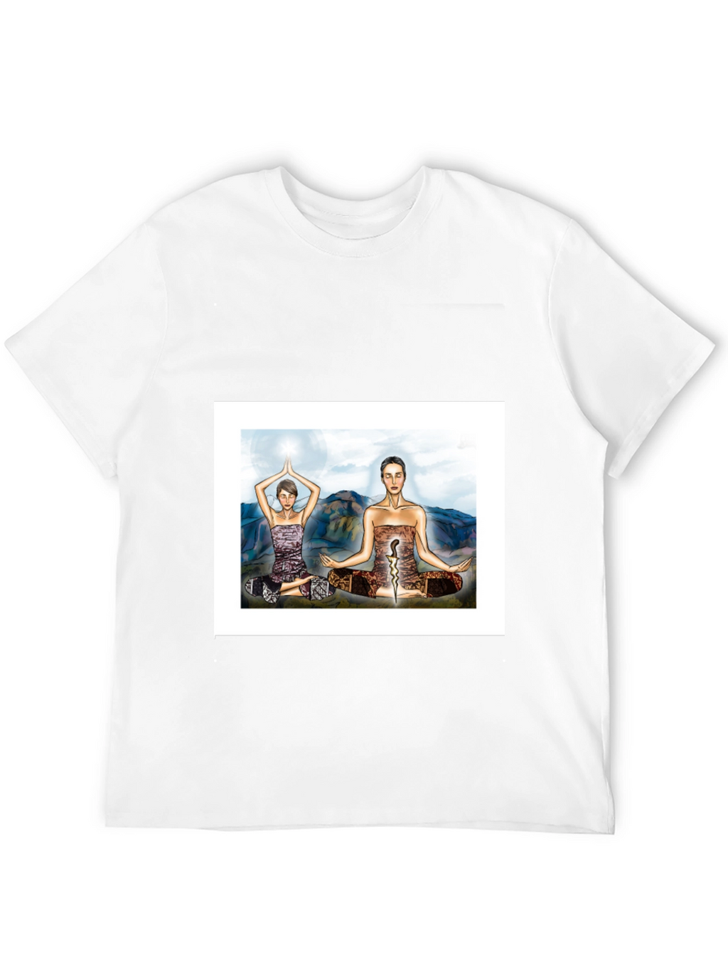 Yoga Meditative T-Shirt - Black Tee