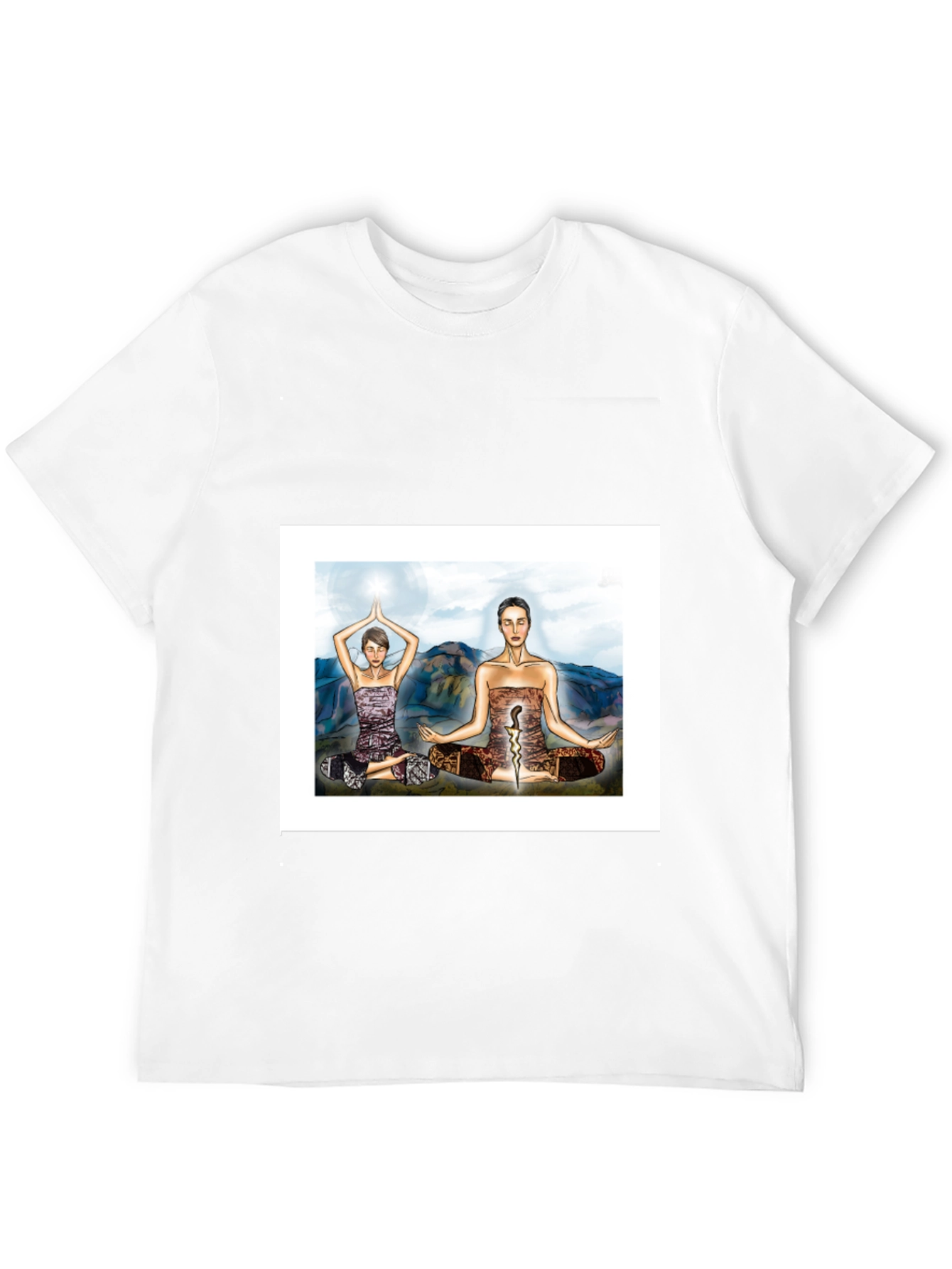 Yoga Meditative T-Shirt - Black Tee