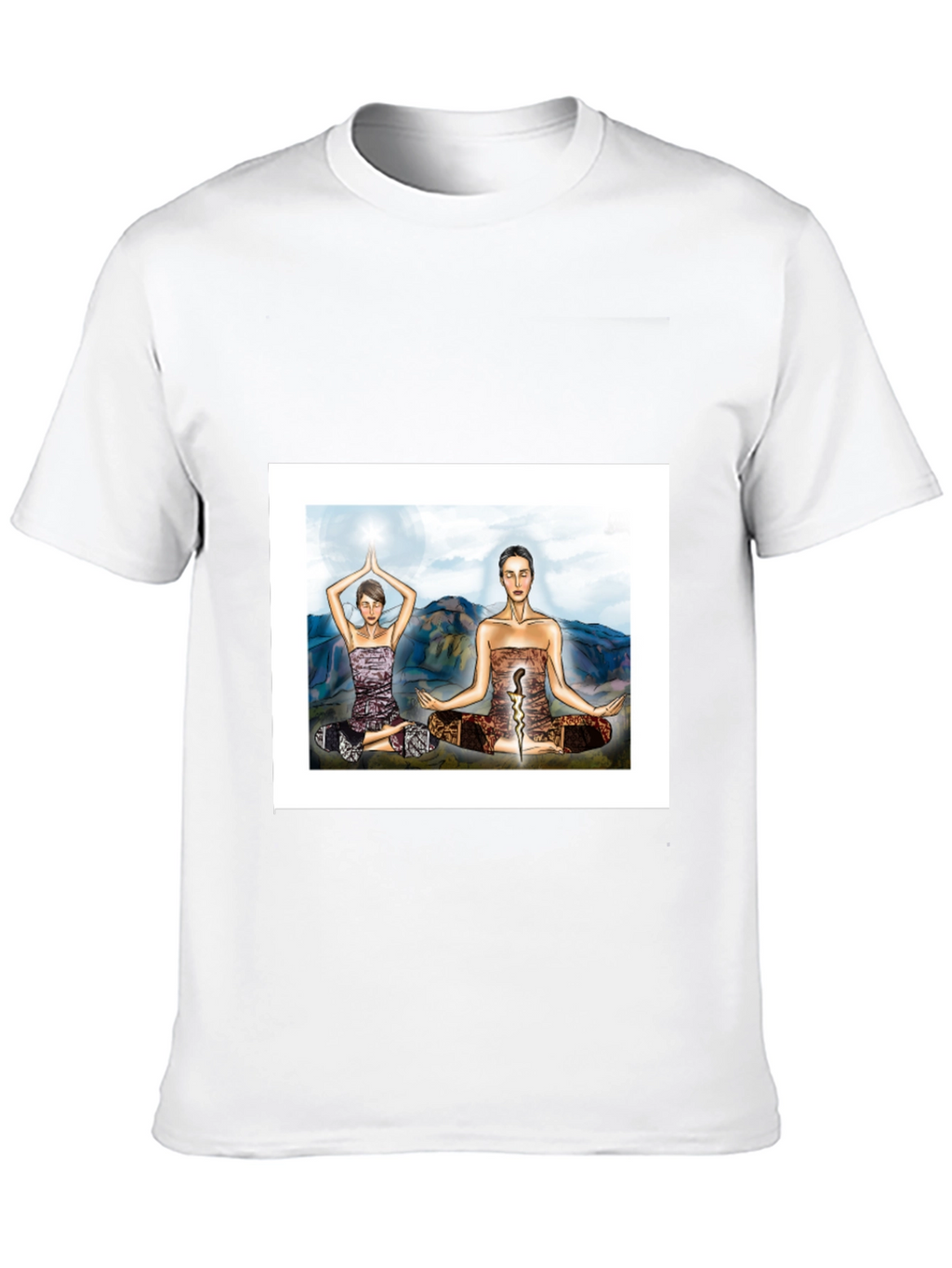 Yoga Meditative T-Shirt - Black Tee